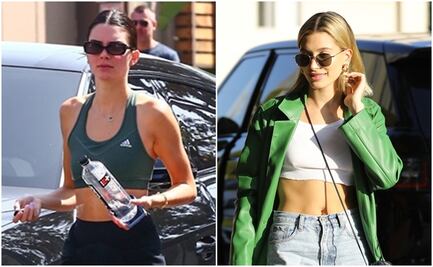 Kendall Jenner y Hailey Bieber arrasan con leggings y "abs de impacto" en LA