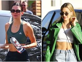 Kendall Jenner y Hailey Bieber arrasan con leggings y "abs de impacto" en LA