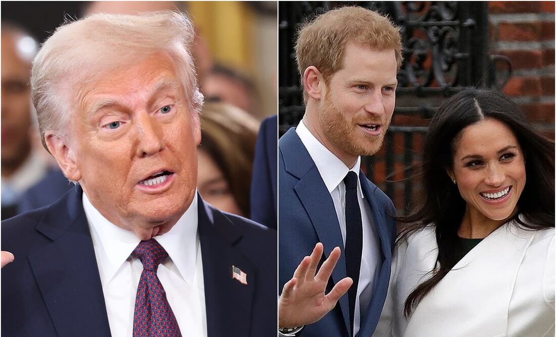 Trump hará que Meghan y Harry sean “más impopulares que nunca”; pondría su residencia en EU bajo amenaza. Foto: EFEP/AP