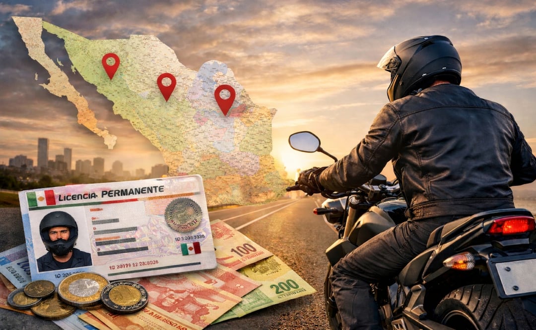 Licencia permanente para motociclistas 2026: ¿Dónde es más barata en México? Precio y requisitos. Foto: Especial