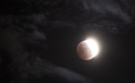 Imágenes. Así se vivió el eclipse de la luna de sangre