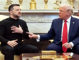 Trump y Zelenski discuten en el despacho oval y no llegan a un acuerdo; así fue su enfrentamiento