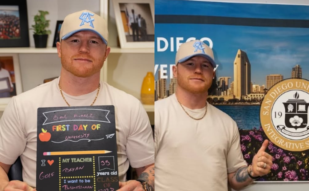 ¿Deja el boxeo? Saúl 'Canelo' Álvarez sorprende al entrar a la universidad a los 35 años. Foto: Instagram