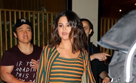 Selena Gomez cautiva con minifalda de cuero en Nueva York
