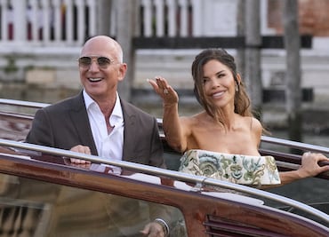 Jeff Bezos y Lauren Sánchez se dan el sí quiero en boda millonaria en Venecia