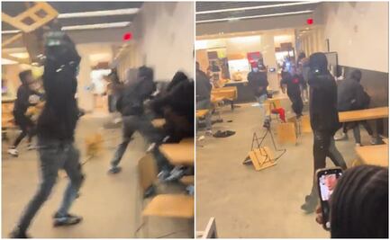 VIDEO: pelea campal en restaurante Chipotle alarma a vecinos de Washington DC