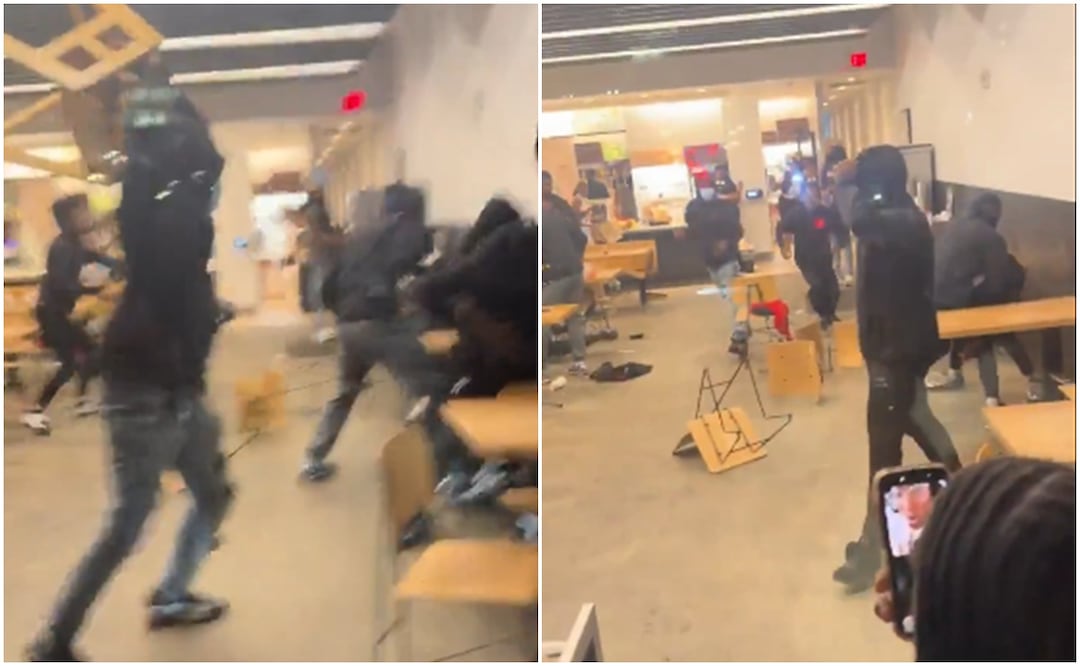 VIDEO: pelea campal en restaurante Chipotle alarma a vecinos de Washington DC. Foto tomada de X