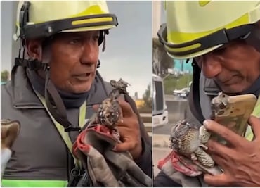 Rescatista contesta celular calcinado por explosión de pipa en Iztapalapa y ayuda a la búsqueda de una joven