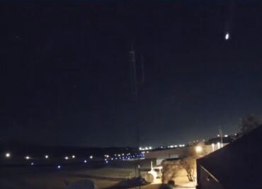 Captan misteriosa bola de fuego en cielo de Estados Unidos