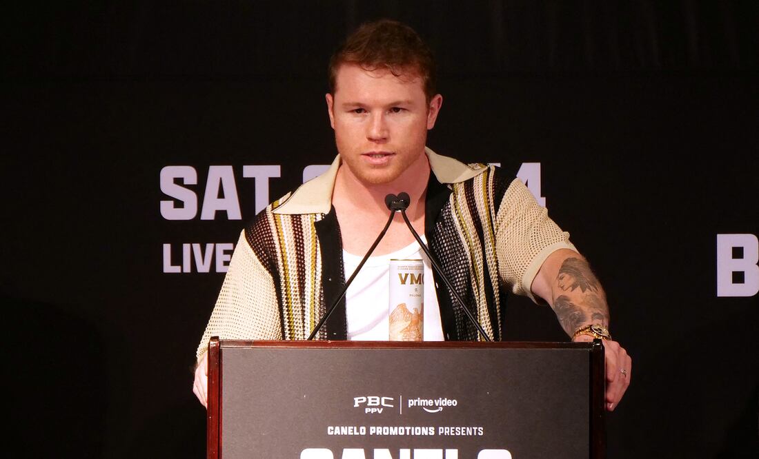 ¿Canelo Álvarez busca peleas fáciles por miedo? Así el nuevo pleito con Turki Alalshikh. Foto: AFP