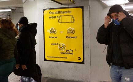 Uso obligatorio de cubrebocas continuará en Nueva York