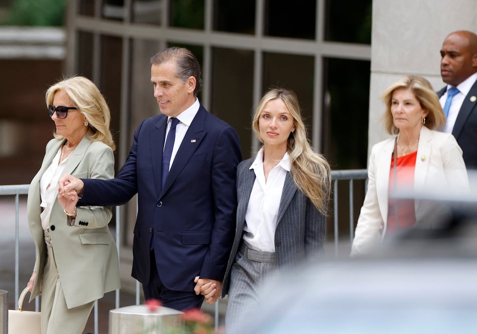 Hunter Biden agradece el apoyo recibido tras ser declarado culpable por compra ilegal de un arma. (Photo by Anna Moneymaker / GETTY IMAGES NORTH AMERICA / Getty Images via AFP)