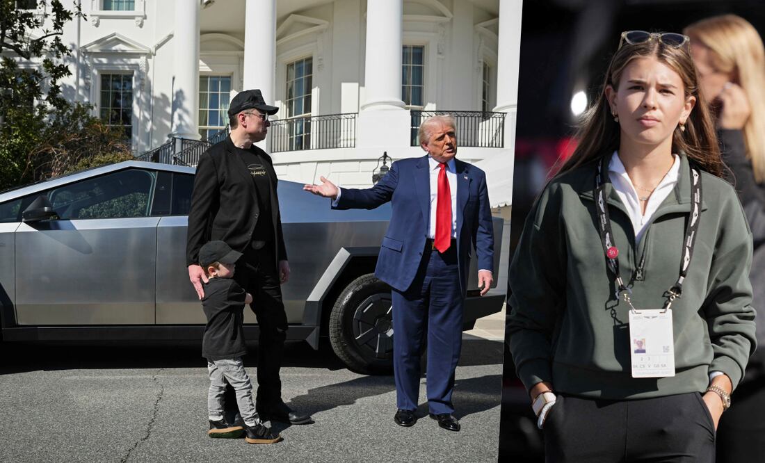 Donald Trump regala a su nieta Kai un Tesla Cybertruck de casi 100 mil dólares. Foto: AFP
