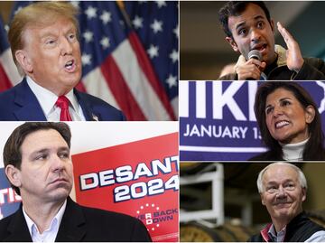 Además de Donald Trump, ¿quiénes son los candidatos republicanos a la Casa Blanca?