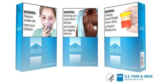 FDA busca agregar imágenes explícitas de cáncer en cigarrillos