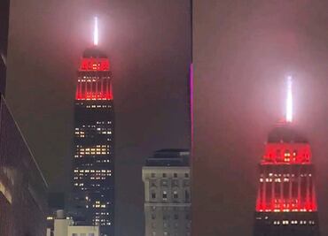 El Empire State rinde homenaje a médicos que combaten al Covid-19