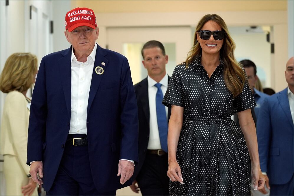 Elecciones EU. ¿Cuáles son los planes de Melania en la Casa Blanca si Donald Trump gana la presidencia? Foto: AP