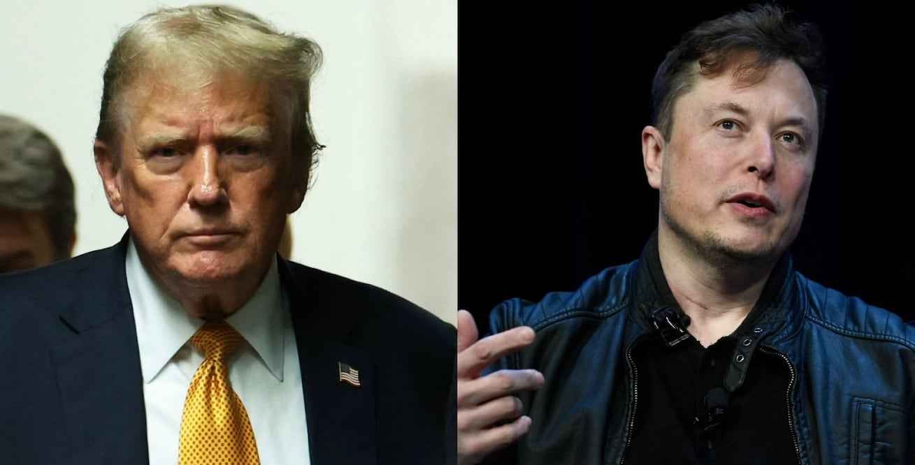 Musk donará 45 millones de dólares al mes a la campaña de Trump, según el WSJ FOTO: Charly Tiballeau / AFP FOTO: Susan Walsh / AP
