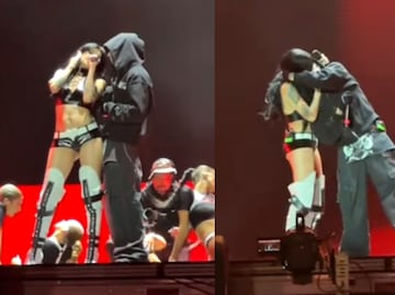 Cazzu besa a famoso cantante argentino en su regreso al escenario. ¿Ya olvidó a Christian Nodal?