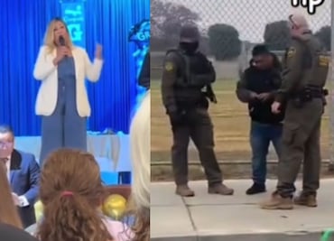 Padres migrantes se atrincheran en escuela de California tras redada de ICE durante graduación. VIDEO