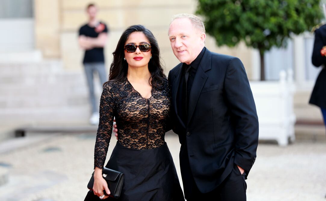 Salma Hayek, François-Henri Pinault/ Foto: Photo © 2024 KCS Presse/The Grosby Group
