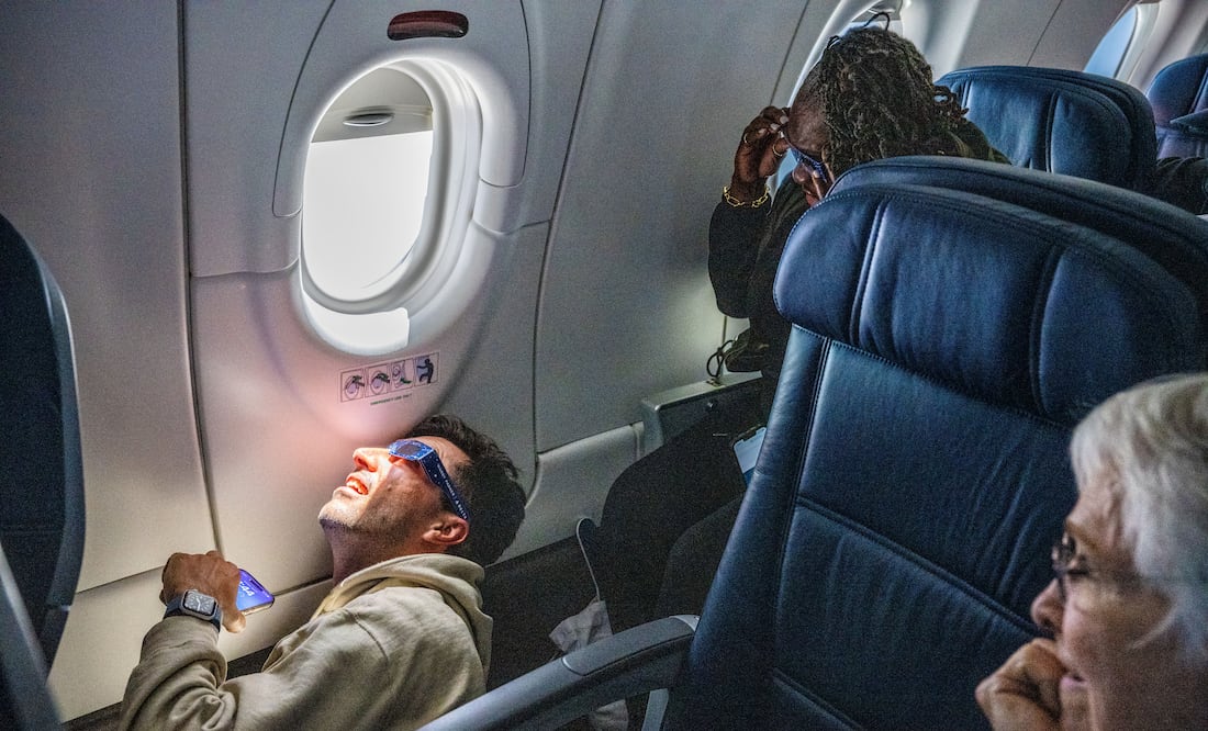 Solar Eclipse Flight/ Fotos cortesía Delta Air Lines))