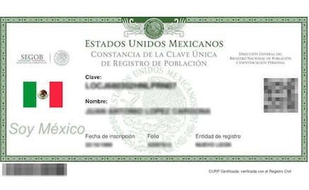 ¿Cómo consultar y descargar la CURP en línea?