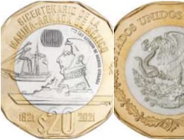 Piden hasta $4 millones de pesos por moneda conmemorativo del Bicentenario de la Marina-Armada de México