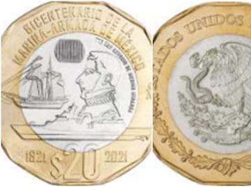 Piden hasta $4 millones de pesos por moneda conmemorativo del Bicentenario de la Marina-Armada de México