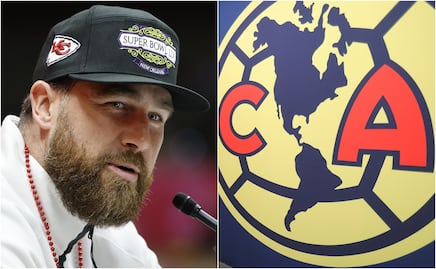 Travis Kelce, estrella de los Chiefs, presume su playera del América previo al Super Bowl 2025