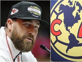 Travis Kelce, estrella de los Chiefs, presume su playera del América previo al Super Bowl 2025
