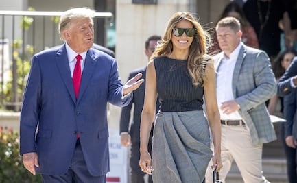 Donald Trump no desveló el misterio del 15 de noviembre al ir a votar