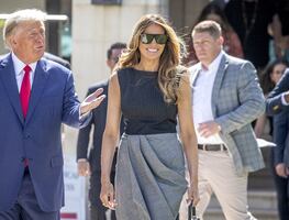 Donald Trump no desveló el misterio del 15 de noviembre al ir a votar