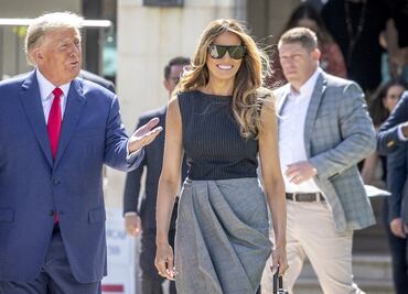 Donald Trump no desveló el misterio del 15 de noviembre al ir a votar