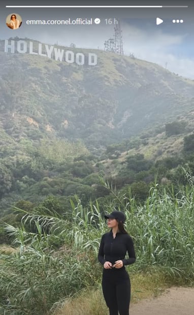 Emma Coronel en Hollywood. Foto: Instagram