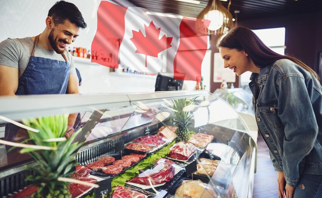 El trabajo para carniceros mexicanos en Canadá es temporal. Foto: iStock
