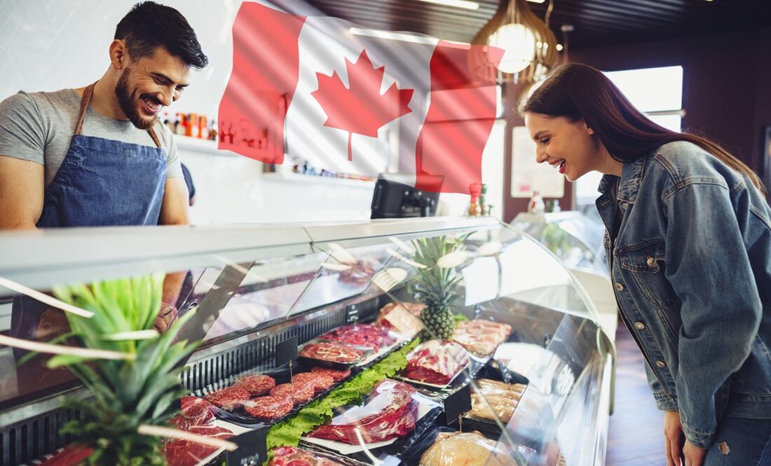 El trabajo para carniceros mexicanos en Canadá es temporal. Foto: iStock