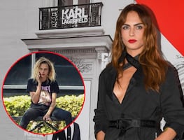 Cara Delevingne reaparece en París en medio del drama sobre su salud mental
