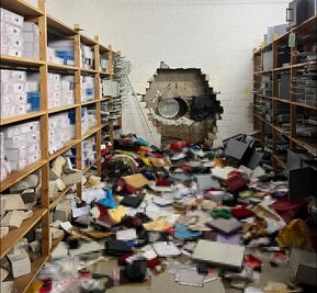 Robo millonario en Alemania: perforan bóveda bancaria y sustraen 30 millones de euros y joyas. VIDEO