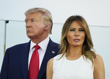 Las sonrisas fingidas y desplantes entre Melania y Donald Trump