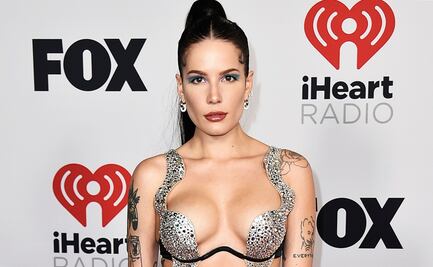 Halsey luce atuendo casi 'imposible de llevar' a los iHeartRadio y deslumbra
