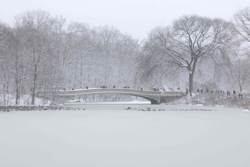 Tormenta invernal amenaza a Estados Unidos con ventiscas, hielo y frío extremo. Foto: AFP