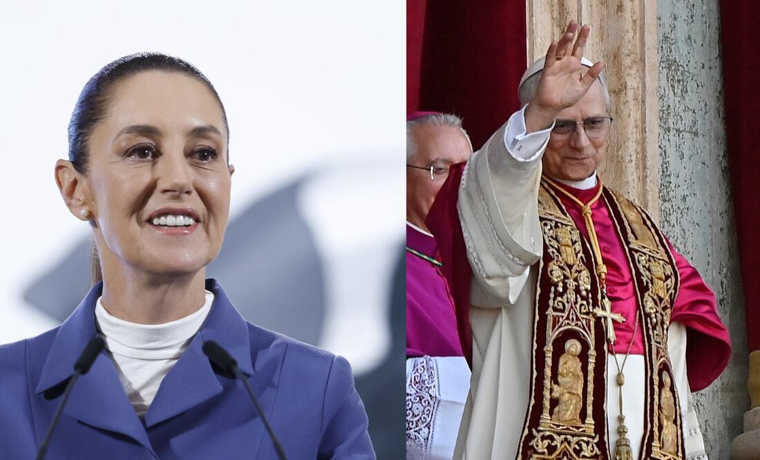 Sheinbaum alista invitación al Papa León XIV para una visita oficial a México FOTOS: EFE