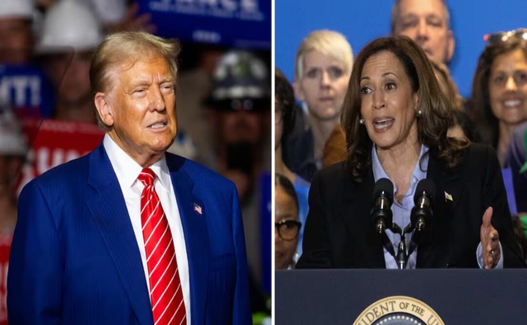 Trump gana en Indiana, Kentucky y Virginia Occidental mientras Harris se anota Vermont. Foto: EFE