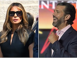 Hijo de Donald Trump comparte meme del FBI hurgando entre la ropa interior de Melania