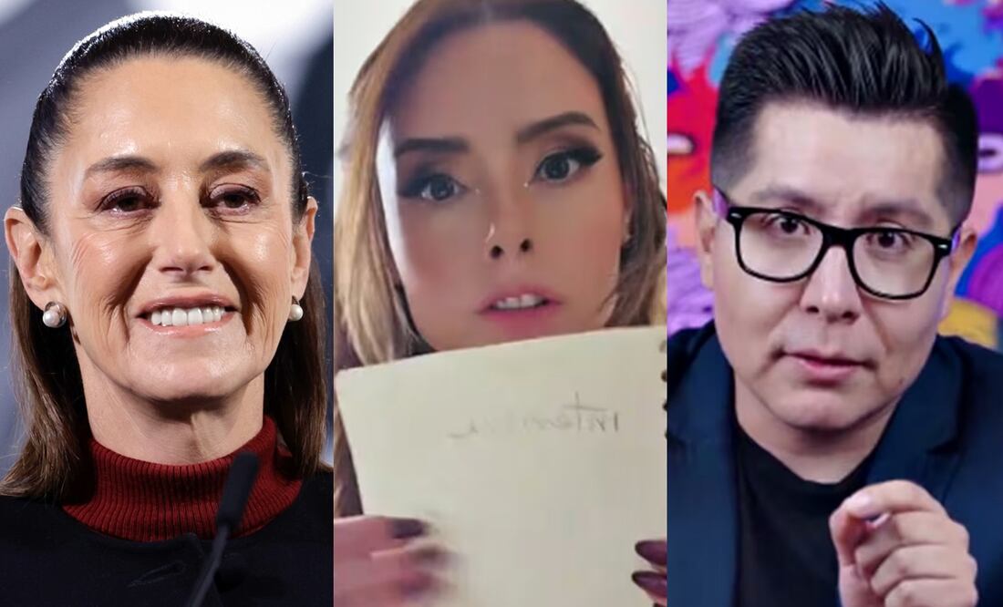 Claudia Sheinbaum compara la grafología con los horóscopos tras polémica de Maryfer Centeno y Mr. Doctor. Foto: EFE/Sáshenka Gutiérrez/redes sociales