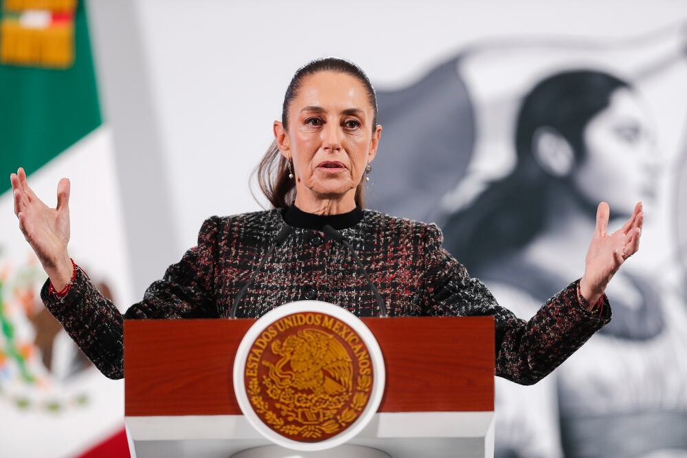 Sheinbaum critica como “exagerada” la nueva prohibición de EU al ganado mexicano. EFE/ Isaac Esquivel