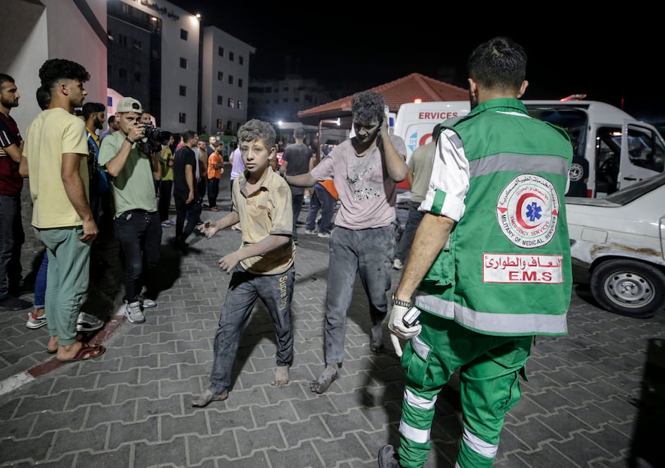 Crisis humanitaria en Palestina: Israel corta agua, luz y alimentos en Gaza. EFE/EPA/HAITHAM IMAD