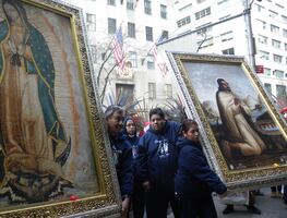 El santuario donde veneran a la Virgen de Guadalupe en Nueva York