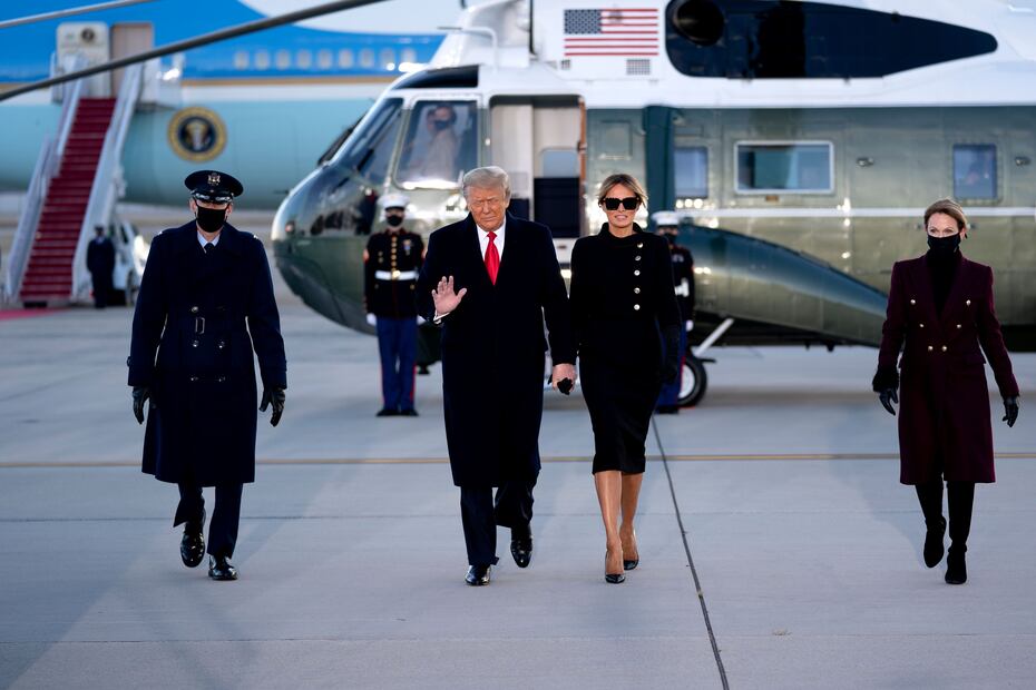 Regresa la reina de la elegancia. Melania Trump vuelve a la Casa Blanca con sus impresionantes looks. Foto: Shutterstock vía Grosby